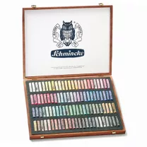 Pastele Schmincke Finest Extra Soft Artists Pastels 100 Wooden Box 77100