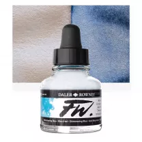 Tusz Akrylowy Daler Rowney FW Acrylic Ink 29,5 ml 711 Shimmering Blue