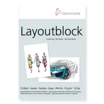 Blok do Markerów Hahnemuhle Layoutblock 75 gsm A3 75 ark. 10625060