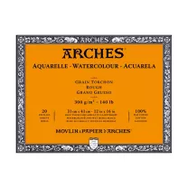 Blok Akwarelowy Arches Rough Natural White 300 gsm 31 x 41 cm 20 ark. A1795087