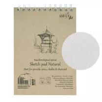 Blok do Rysowania Smlt Art Sketch Pad Natural 100 gsm Studnia Spirala A5 70 ark. 5EB70TSNT