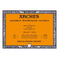 Blok Akwarelowy Arches Rough Natural White 300 gsm 36 x 51 cm 20 ark. A1795088