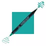 Pisak Kuretake Kurecolor Fine & Brush For Manga 534 Turquoise Green