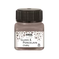 Farba do Szkła i Ceramiki Kreul Glass & Porcelain Chalky 20 ml 16642 Mild Mocca