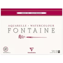 Blok Do Akwareli Clairefontaine Fontaine Cold Pressed 300 gsm 42 x 56 cm 25 ark. 96417C