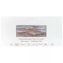 Blok SMLT Art Professional Watercolor 300 gsm 10 ark. Brzeg 38 x 19 cm AS-10(300)PAN/PRO