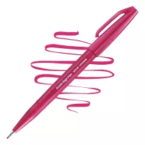 Brush Pen Pentel Brush Sign Pen Burgundy SES15C-B2