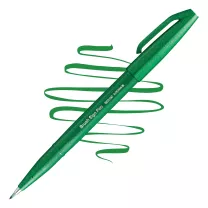 Brush Pen Pentel Brush Sign Pen Green SES15C-D