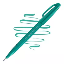 Brush Pen Pentel Brush Sign Pen Turquoise Green SES15C-D3