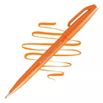 Brush Pen Pentel Brush Sign Pen Orange SES15C-F
