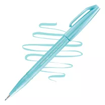 Brush Pen Pentel Brush Sign Pen Pale Blue SES15C-S2