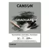 Blok Canson Graduate Mixed Media Grey 220 gsm A4 21 x 29,7 cm 30 ark. 400110371