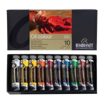 Farby Olejne Talens Rembrandt Oil Colour Basic Set 10 x 15 ml 01820310