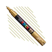 Pisak Uni Posca PC-1M Bullet Shaped 0,7 mm 25 Gold