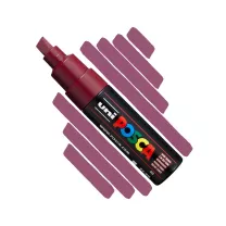 Marker Uni Posca PC-8K Chisel Shaped 8 mm 60 Red Wine