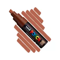 Marker Uni Posca PC-8K Chisel Shaped 8 mm 21 Brown