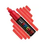 Marker Uni Posca PC-8K Chisel Shaped 8 mm F15 F. Red