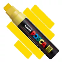 Marker Uni Posca PC-17K Chisel Shaped 15 mm 2 Yellow