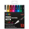 Markery Posca Zestaw PC-3M 0,9 - 1,3 mm 8 set