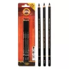 Węgle w Kredce Koh-i-noor Gioconda Extra Charcoal 3 set 8811