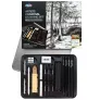 Węgle do rysowania Zieler Artists Charcoal Drawing 24 set 09299538