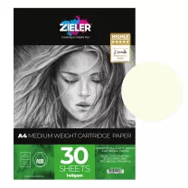 Blok do Rysowania Zieler Medium Weight Cartridge 140 gsm A4 30 ark. 09290029