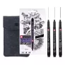 Cienkopisy Sakura Pigma Micron Black Edition 3 set + Free Case POXSDKB3