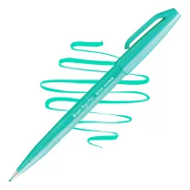 Brush Pen Pentel Brush Sign Pen Emerald Green SES15C-D4X