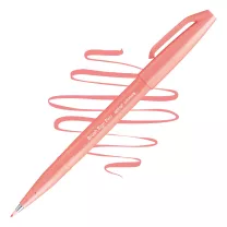Brush Pen Pentel Brush Sign Pen Coral Orange SES15C-F2X