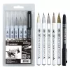 Zestaw Kuretake Inktober 2024 Clean Color Real Brush & Mangaka 6 set IKTB-24/6V