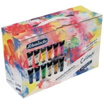 Farby Akrylowe Schmincke College Acrylic 12 x 200 ml + da Vinci Brushes set 83712097